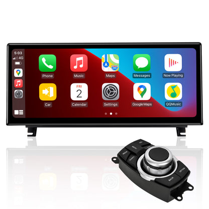 PEMP (5624) Ultra-Thin 12.3" Qualcomm Snapdragon 680 8 Cores Android Screen, for BMW Z4 E89 CIC Android 13 Wireless and Wired CarPlay Android Auto Calls Using The OEM Microphone Monitor