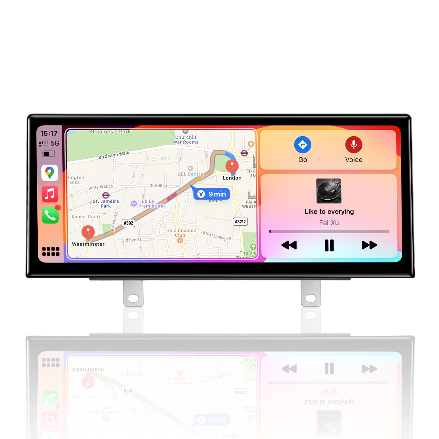 PEMP (9613) Ultra-Thin Linux 12.3" Screen for BMW F30 F31 F32 F33 F34 F35 NBT CIC Wired and Wireless Apple CarPlay Retrofit Android Auto use The OEM Bluetooth (2012-2017)