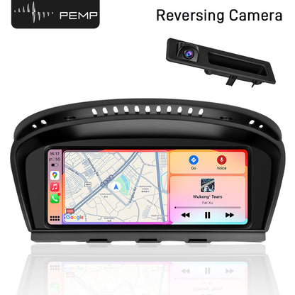 PEMP (9210) 8.8" Linux Screen for BMW E60 E90 CCC Wired and Wireless CarPlay Retrofit Android Auto Display Mirror Link Car Radio Bluetooth Video Player Head Unit (2005-2010)