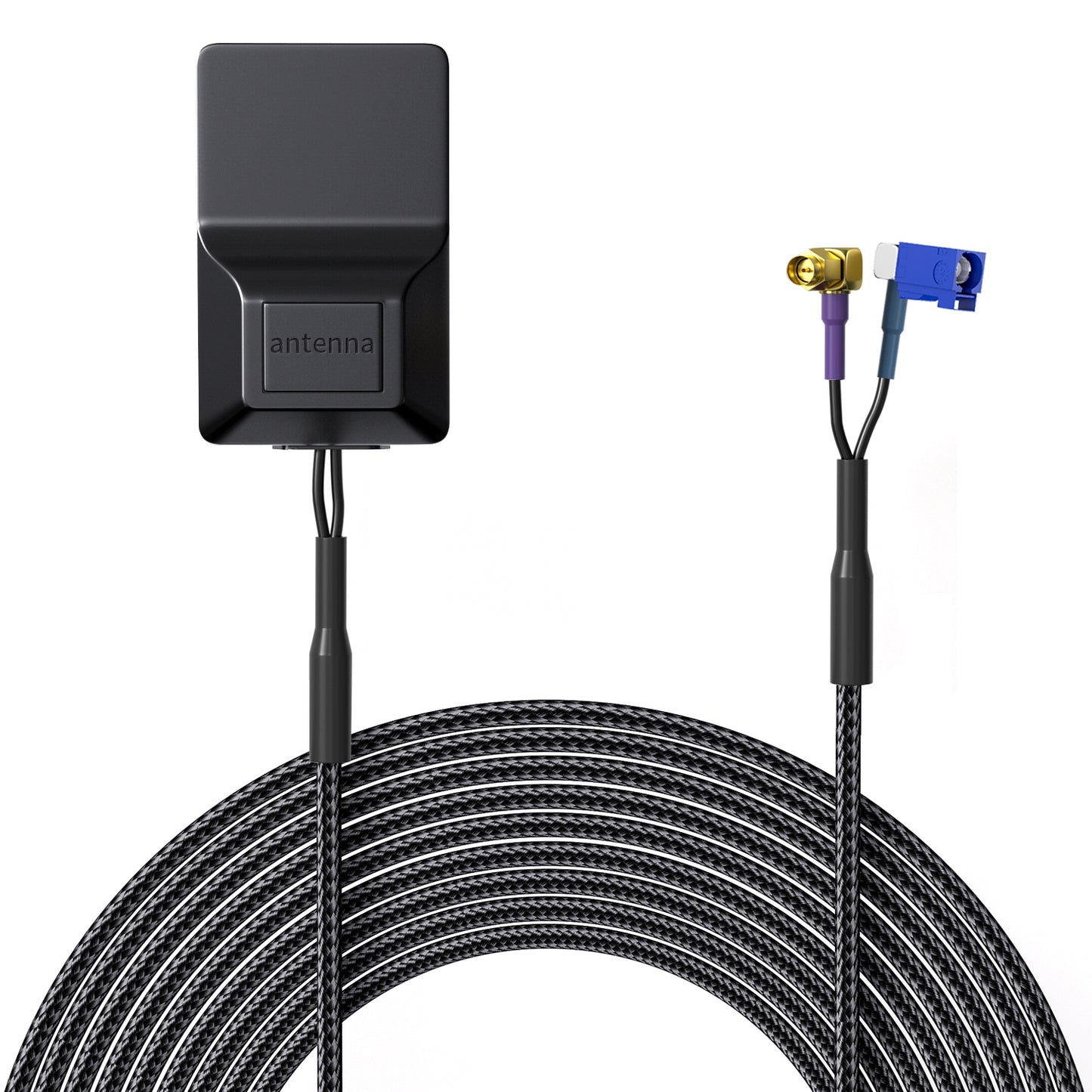 PEMP Fakra GPS Antenna and SMA 4G Antenna 2 in 1 for Car Radio Android Navigation.