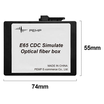 PEMP E65 E66 CDC Simulate Optical Fiber Box for BMW E65 aux Adapter