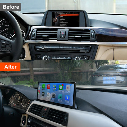 PEMP (9613) Ultra-Thin Linux 12.3" Screen for BMW F30 F31 F32 F33 F34 F35 NBT CIC Wired and Wireless Apple CarPlay Retrofit Android Auto use The OEM Bluetooth (2012-2017)