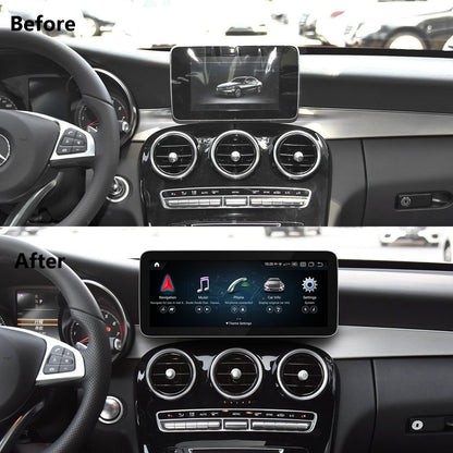 PEMP (7118) W205 X253 W447 X156 C117 W463 W176 Android 13 CarPlay 12.3" Screen Qualcomm 8 cores Android auto for Mercedes Benz C GLC GLA V X CLA G A Class NTG5.0 Accessories 2015-2019