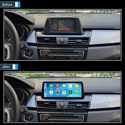 PEMP (9302) 12.3" Vertical Screen for BMW  2 Series F45 NBT Wired and Wireless Apple CarPlay Retrofit Android Auto，1920 x 720 Display Mirror Link Car Radio Bluetooth Video Player (2013-2016)