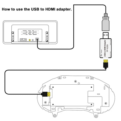 PEMP (6209) USB to HDMI Adapter for Android Screen