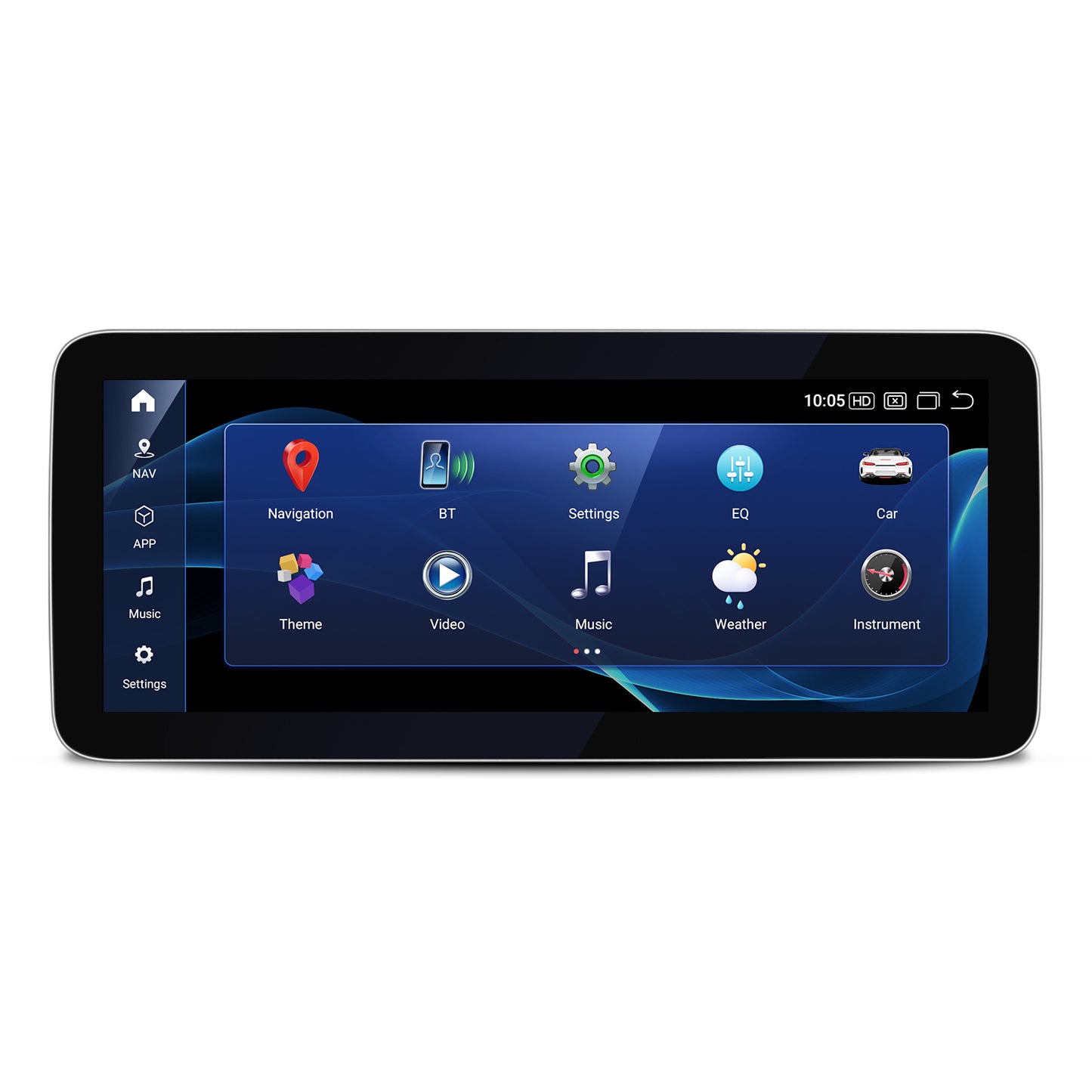 PEMP (7613) W212 Android 13 12.3" 8+128GB Blue Anti-Glare Car Radio Multimedia Screen, Snapdragon 685 8-core CPU, Support Carplay Android Auto for Mercedes-Benz 2012-2015 E200 E300 E400 E63 NTG4.5 System