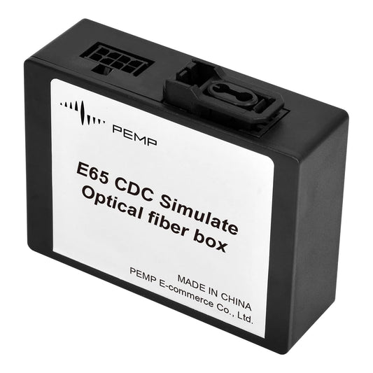 PEMP E65 E66 CDC Simulate Optical Fiber Box for BMW E65 aux Adapter