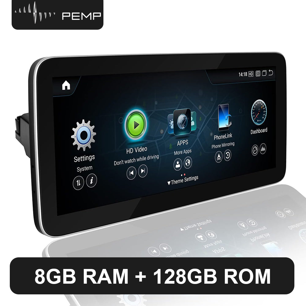 PEMP (7118) W205 X253 W447 X156 C117 W463 W176 Android 13 CarPlay 12.3" Screen Qualcomm 8 cores Android auto for Mercedes Benz C GLC GLA V X CLA G A Class NTG5.0 Accessories 2015-2019