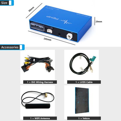 PEMP (NTG5.0) for Mercedes W205 X253 W447 X156 C117 W463 W176 W212 NTG 5.0 Accessories CarPlay Android auto MMI Box use The OEM Microphone.